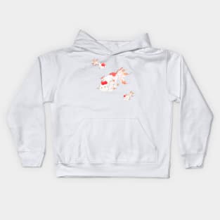 Goldfish with Cat Kids Hoodie